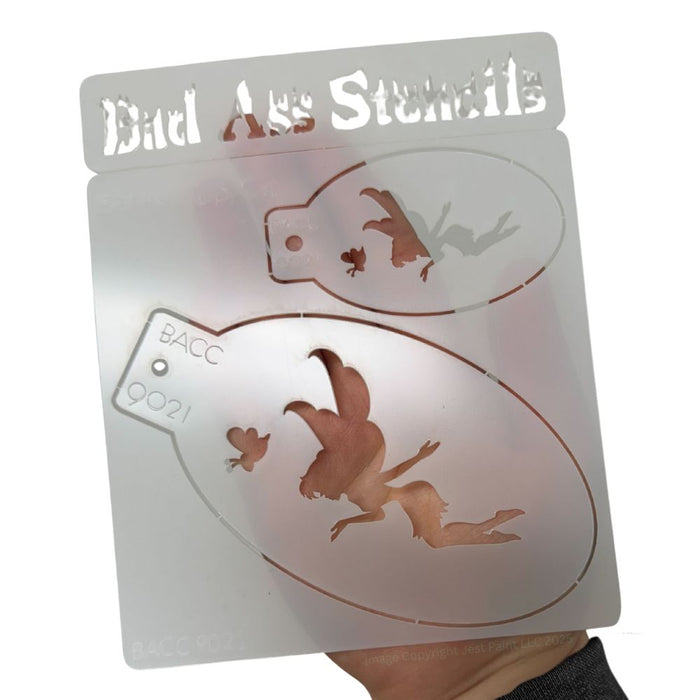 Bad Ass Copy Cat | Face Painting Stencil - Fairy (9021)