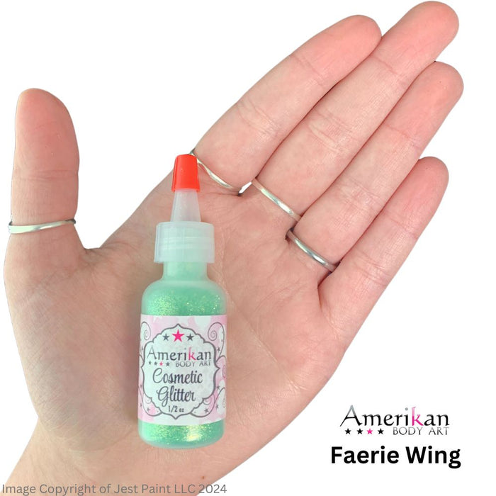 Amerikan Body Art | Face Paint Glitter Poof - Semi Sheer Faerie Wing (1/2oz)  #7
