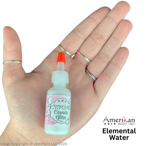 Amerikan Body Art | Face Paint Glitter Poof - Holographic Elemental Water (1/2oz)  #27