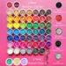 GTX Paint | Kit para Pastel Artesanal - PAQUETE DE MUESTRAS de 56 Colores - 3g cada color (los colores neón son SFX, no cosméticos)