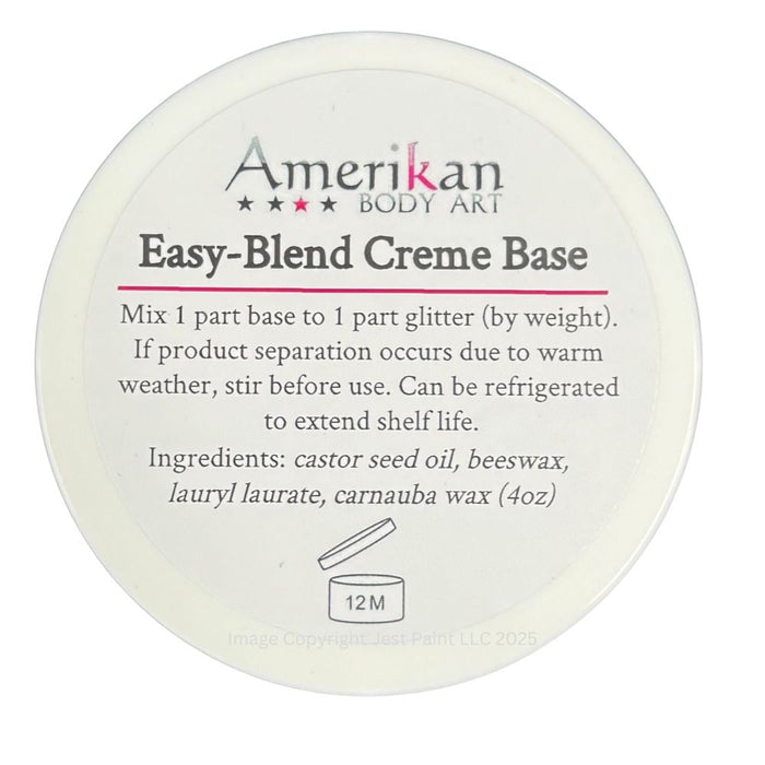 Amerikan Body Art | Easy Blend Creme BASE - New Formula  (4 ounces)