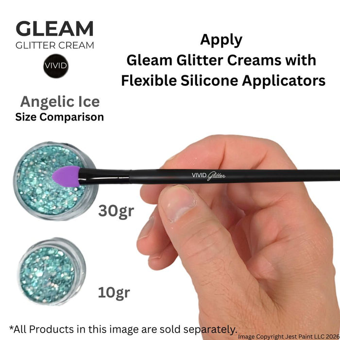 VIVID Glitter |  GLEAM Glitter Cream | Small ANGELIC ICE (10gr)