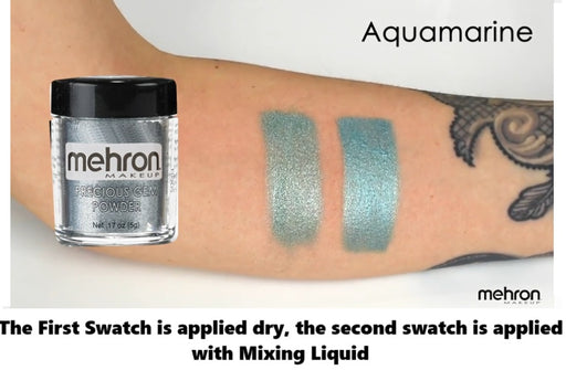 Mehron | Precious Gem Mica Powder - AQUAMARINE 5gm