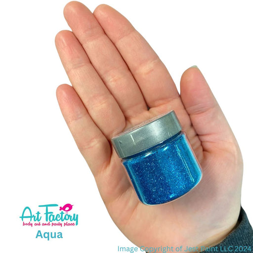 Art Factory | Rainbow Jewel Body Glitter - Aqua (1oz Jar)