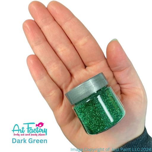 Art Factory | Rainbow Jewel Body Glitter - Dark Green (1oz Jar)