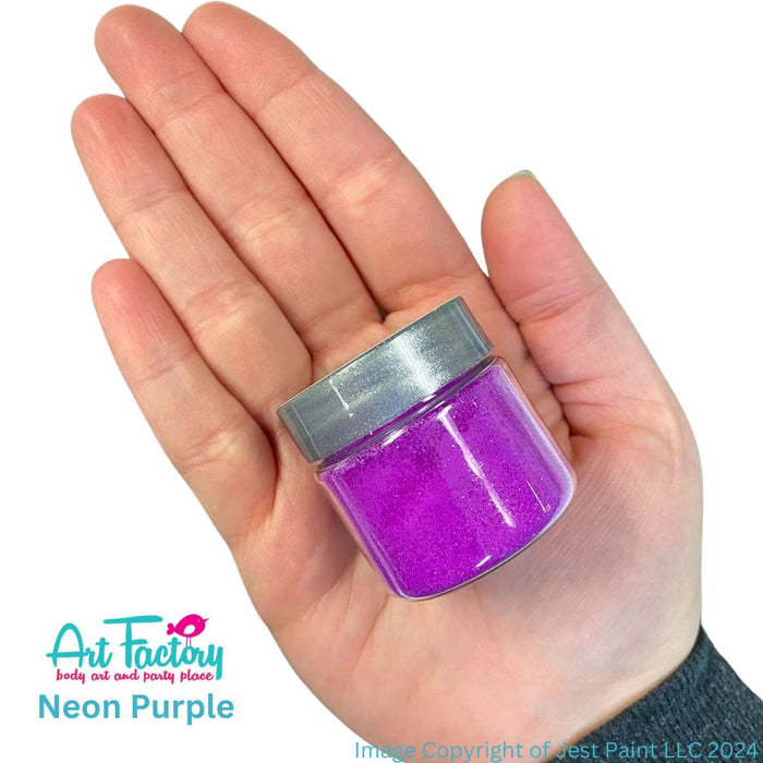 Art Factory | Rainbow Neon Body Glitter - Neon Purple (1oz jar)