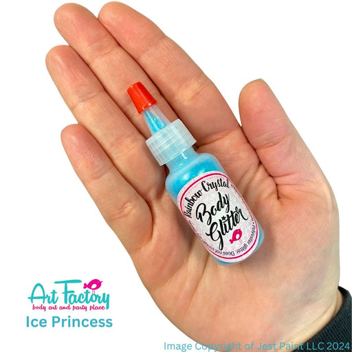 Art Factory | Rainbow Crystal Body Glitter Poof - Ice Princess (1/2oz)