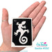 Art Factory | Glitter Tattoo Stencil - (152) Gecko - 5 Pack - #14