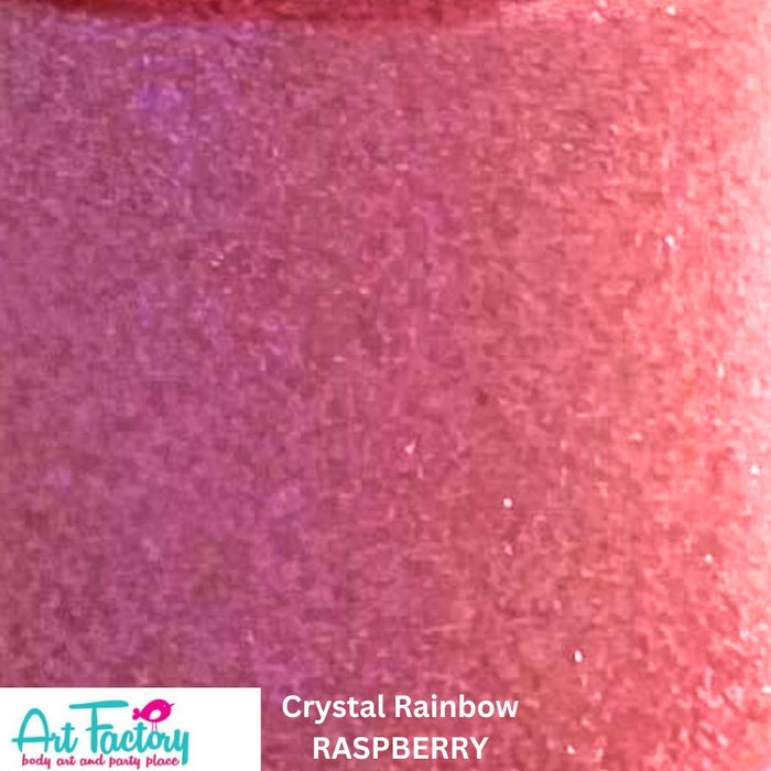 Art Factory | Rainbow Crystal Body Glitter - Raspberry Pink ( Jar 1oz)