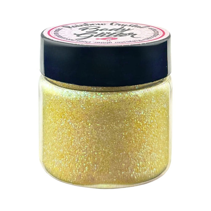 Art Factory | Rainbow Crystal Body Glitter - Sunshine Yellow (1oz jar)