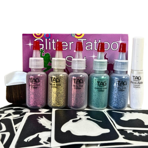 TAG BODY ART | PARTY  Glitter Tattoo Kit with 20 Stencils