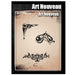 Tattoo Pro 206 | Air Brush Body Painting Stencil - Art Nouveau