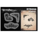 Tattoo Pro 206 | Air Brush Body Painting Stencil - Art Nouveau