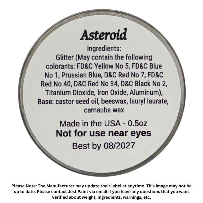 Amerikan Body Art | CHUNKY Glitter Cremes - New Formula - ASTEROID - .5oz