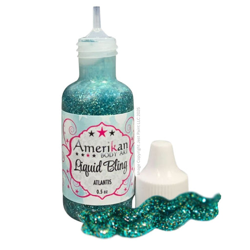 Amerikan Body Art | LIQUID BLING Face Painting Glitter Gel - Atlantis  1/2oz   #12