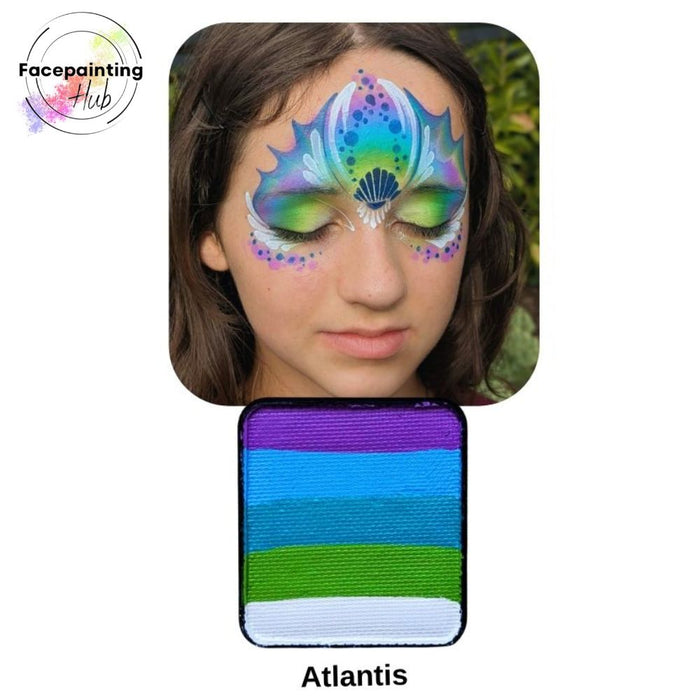 Facepainting Hub |  Easy Load Split Cake - ATLANTIS - 30gr