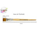 Face Painting Hub  | Face Painting Brush - Azure - 3/4" Flat