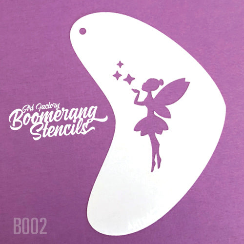 Art Factory - Boomerang Face Painting Stencil - Pixie Kiss (B002)
