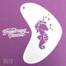 Art Factory - Boomerang Face Painting Stencil - Seahorse Unicorn (B010)