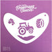 Art Factory | Boomerang Face Painting Stencil - Tractor (B015)