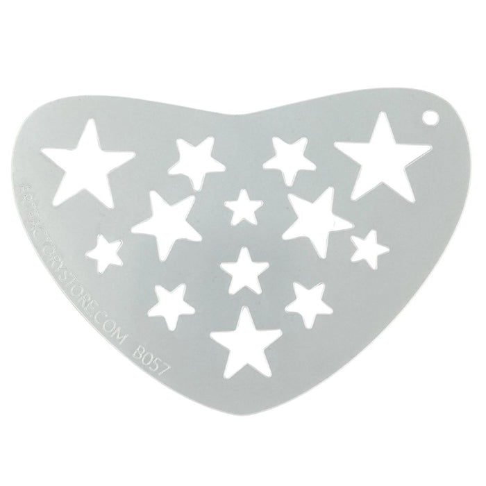 Art Factory | Boomerang Face Painting Stencil - LARGE Stars (B057)