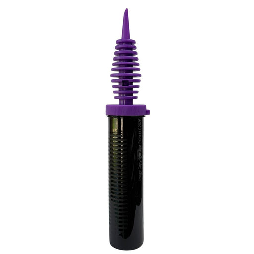 Qualatex | Balloon Pump for 160 Qs - Pocket Pump w/ Purple Top - 692111