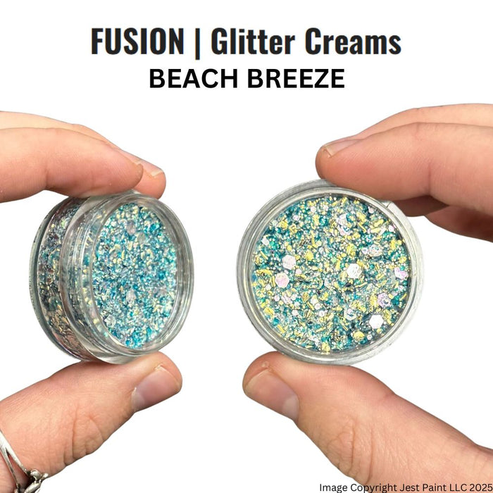 Fusion Body Art | Glitter Creams - BEACH BREEZE 10mL