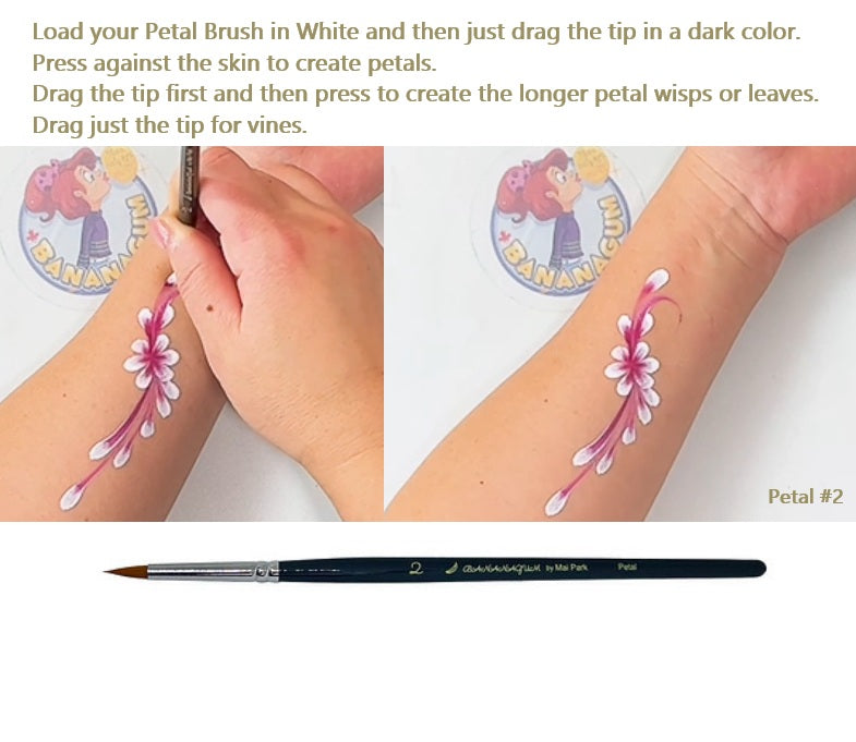 Bananagum | Face Painting Brush by Mai Park -  Petal #2