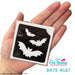Art Factory |  Glitter Tattoo Stencil - (187) Bats - 5 Pack - #56