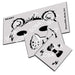 Stencil Eyes - Face Painting Stencil - Beary  (One Size Fits Most)