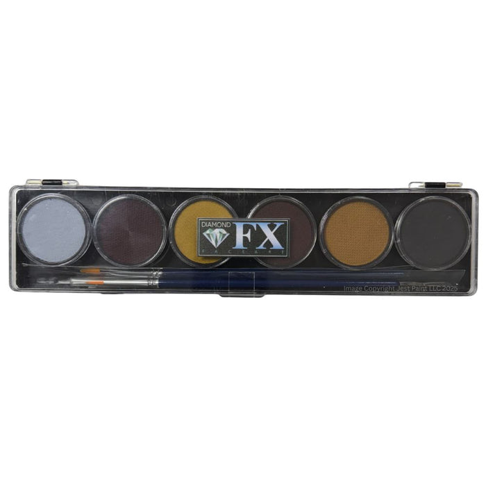 Diamond FX Face Paint - 6 Color Beast Palette
