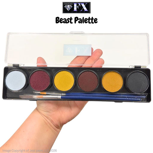 Diamond FX Face Paint - 6 Color Beast Palette