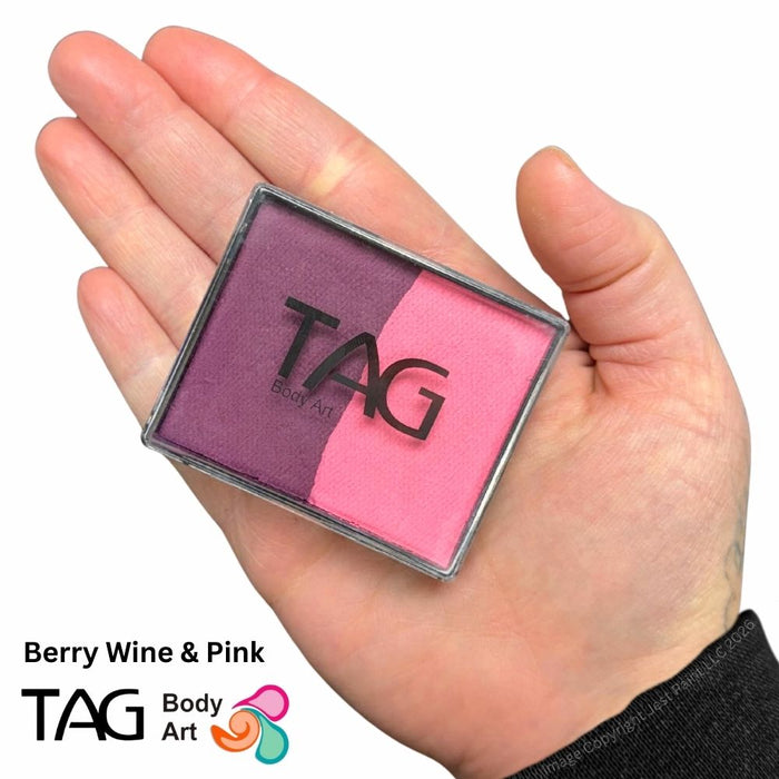 TAG Face Paint Split - Berry Wine and Pink 50gr  #10
