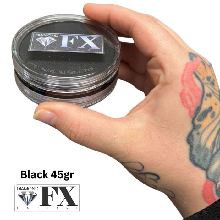 Diamond FX Face Paint Essential - Black 45gr