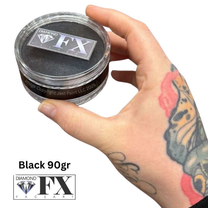 Diamond FX Face Paint Essential - Black 90gr