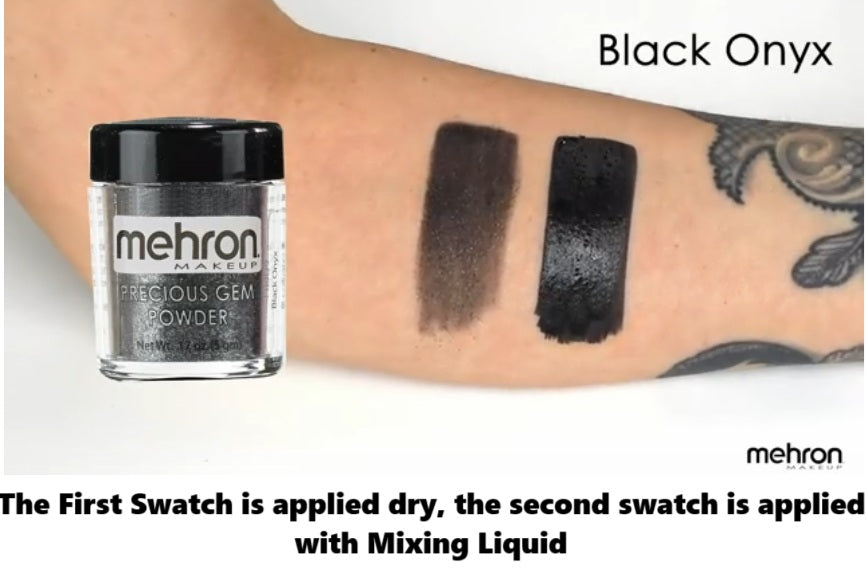 Mehron | Precious Gem Mica Powder - BLACK ONYX 5gm