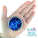 Art Factory | Loose Chunky Glitter - Blue Holographic Hearts (30ml jar)