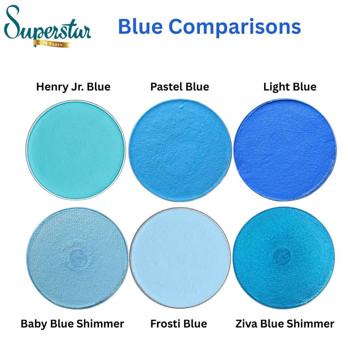 Superstar Face Paint | Ziva (Blue) Shimmer 220 - 45gr
