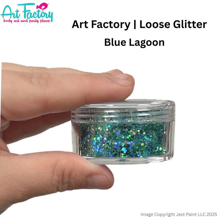 Art Factory | Loose Chunky Glitter - Blue Lagoon (30ml jar)