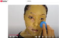 Acorn Shaped Face Painting Sponge - MEHRON Blue Face Smoothie