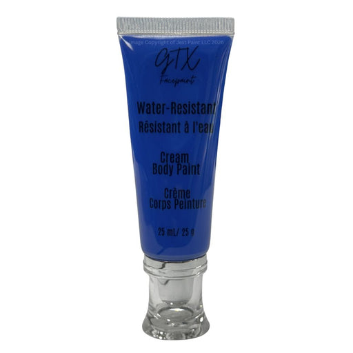 GTX Face Paint | Silicone Based Water Resistant Cream - Bluebonnet Blue - 25ml Easy Squeezy Tube