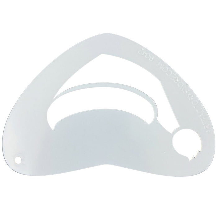 Art Factory | Boomerang Face Painting Stencil - Santa / Elf Hat (B042)