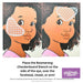 Art Factory | Boomerang Face Painting Stencil - Checkerboard (BO50)
