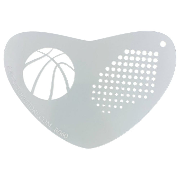 Art Factory - Boomerang Face Painting Stencil - Basketball (B060)