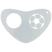 Art Factory - Boomerang Face Painting Stencil - Soccer Ball (B062)