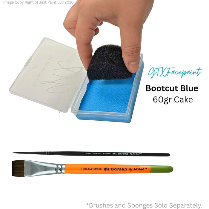 GTX Face Paint | Crafting Cake - Regular Bootcut Blue  60gr