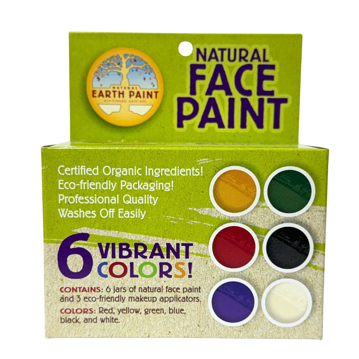 Natural Earth Paint | Natural Face Paint - 6 Color Kit