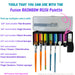 Fusion Body Art | Face Painting Palette | Thin Strokes - RAINBOW RUSH  (8 x 14gr)