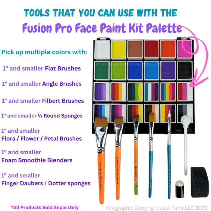 Fusion Body Art | Pro Face Paint Kit