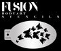 Fusion Body Art | Face Painting Stencil - Butterfly Dream FS31